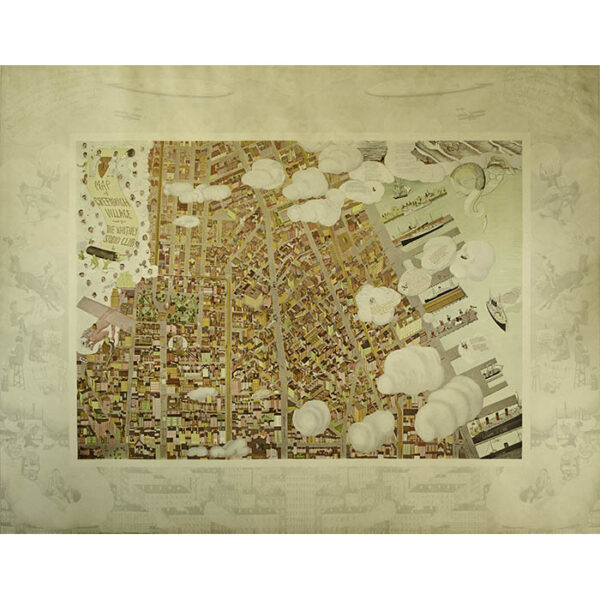 Map of Greenwich Village made for The Whitney Studio Club