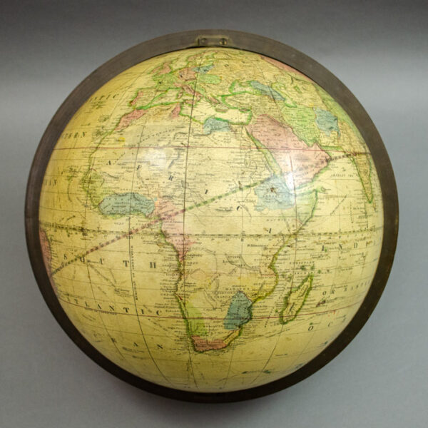 Franklin/ Merriam & Moore 12-Inch Terrestrial Globe, detail