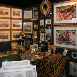 George Glazer Gallery booth at 51st Annual Winter Antiques Show, New York, 2005