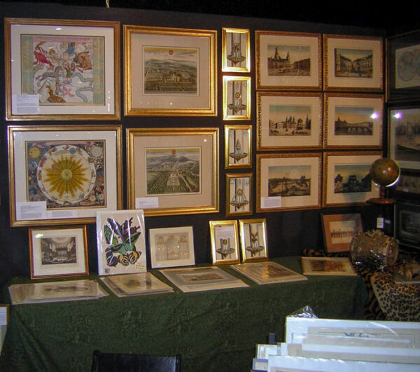 George Glazer Gallery booth at 51st Annual Winter Antiques Show, New York, 2005