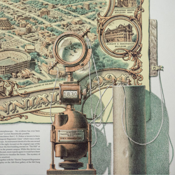 University of Tennessee, from the Southeast, on the Occasion of Its Bicentennial Anniversary, 1794-1994, detail