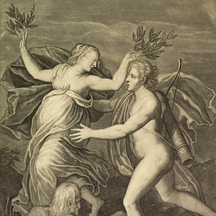 Loves of the Gods: Apollo and Daphne, detail