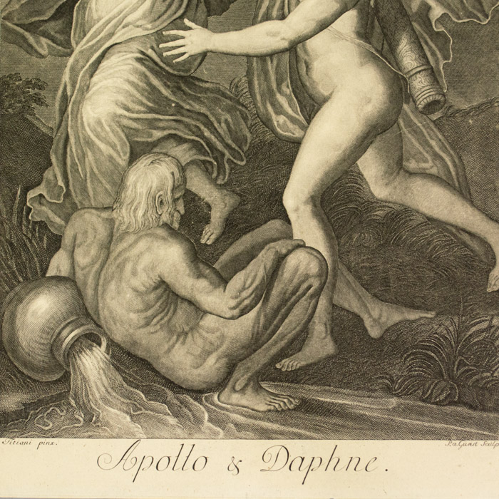 Loves of the Gods: Apollo and Daphne, detail