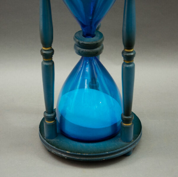 Blue Hourglass, detail
