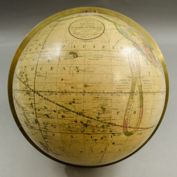 Franklin Globes/ Merriam Moore 12-Inch Terrestrial Globe, detail