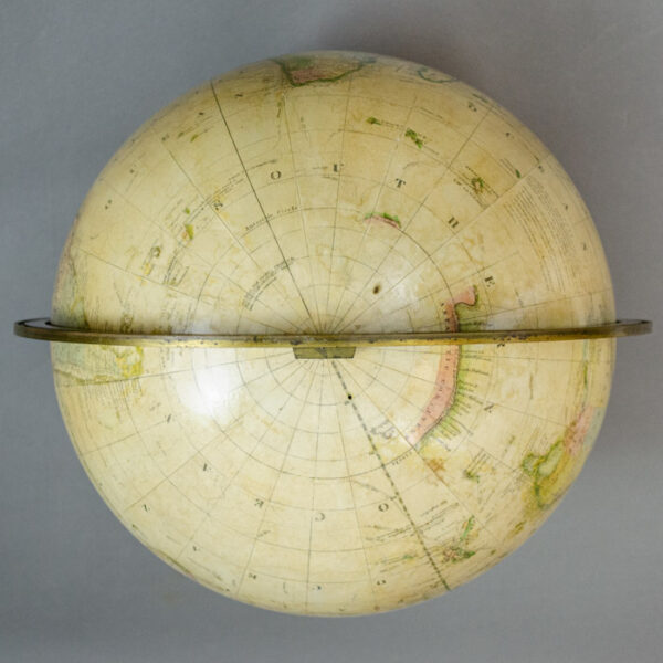 H.B. Nims & Co. 12-Inch Terrestrial Table Globe, detail