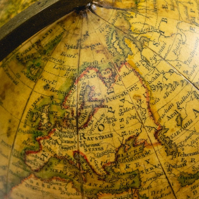 Newton & Son 3-Inch Terrestrial Globe, detail