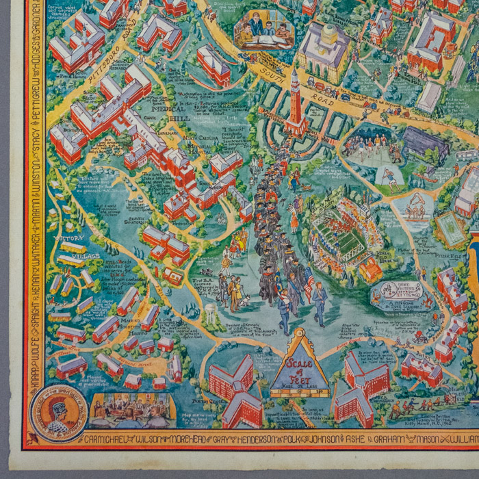 Louise and Sydney Britton, University of North Carolina, Chapel Hill, detail