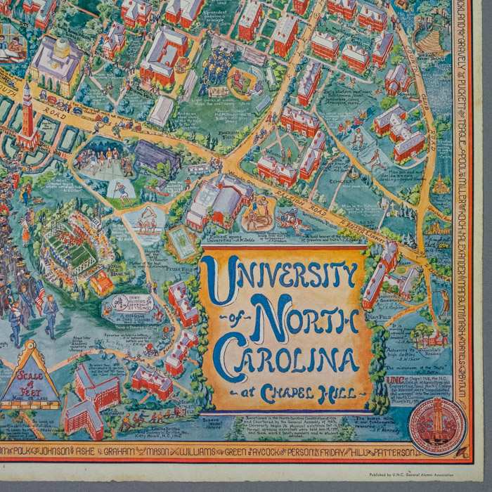 Louise and Sydney Britton, University of North Carolina, Chapel Hill, detail