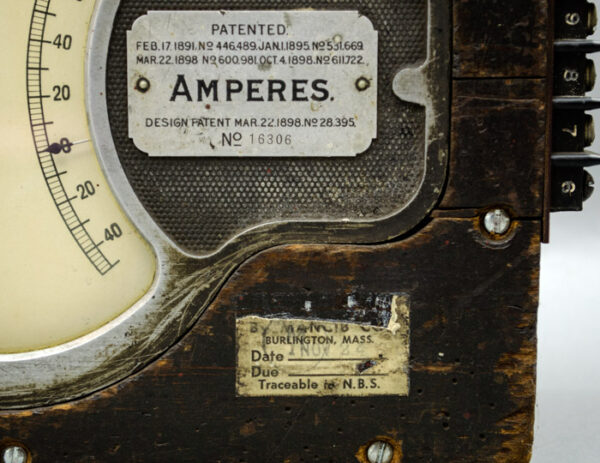 Weston Electrical Instrument Co. Electric Car Duplex Voltmeter Ammeter Gauge