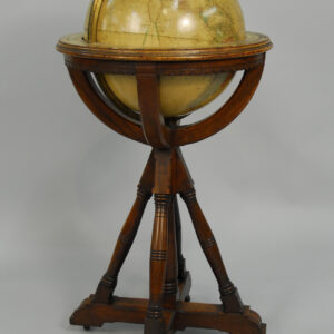 Globe, American, Joslin, Copley, Terrestrial, 16-Inch Floor Globe, Victorian Parlor Stand, Antique, Boston