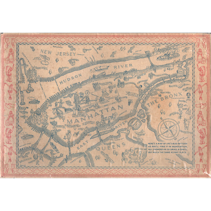 Pakay's New York City Pictorial Map