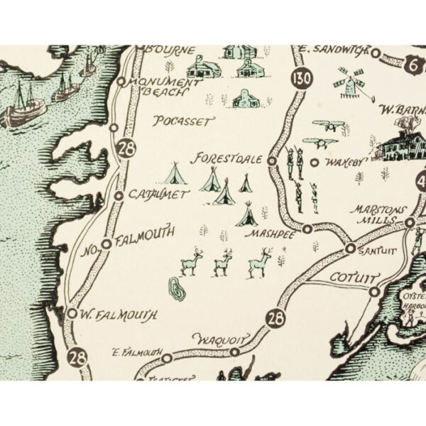 Cape Cod Pictorial Detail