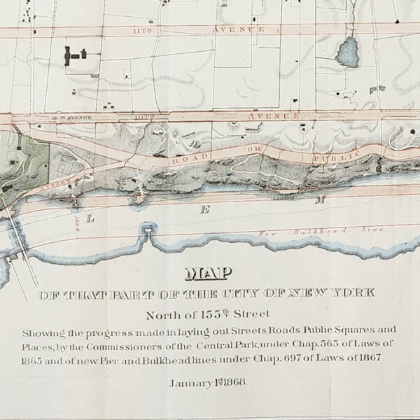 Central Park Commissioners Map