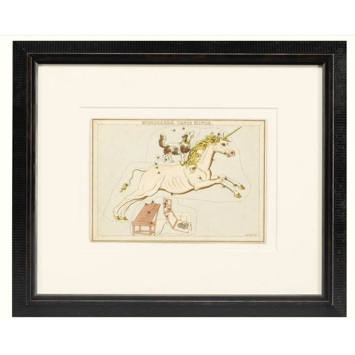 Urania's Mirror, Monoceros, shown as framed