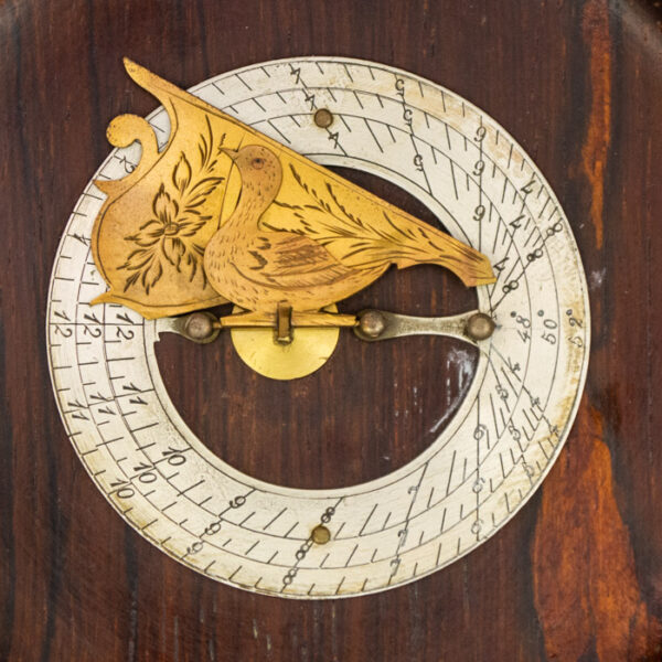 Butterfield Style Compass and Sundial in Hardwood Case