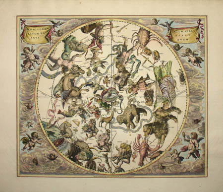 Baroque celestial map