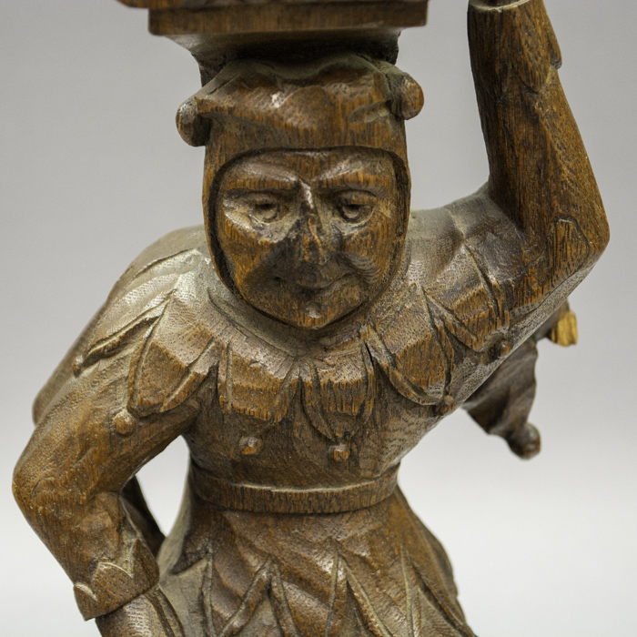 Jester Oak Carving