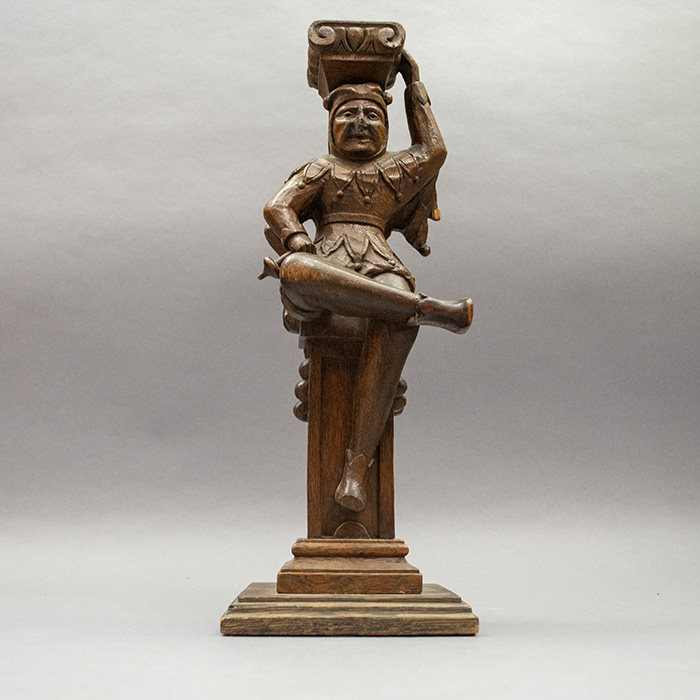 Jester Oak Carving